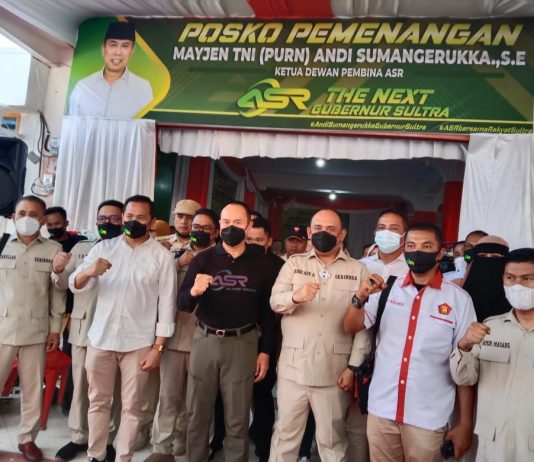Resmikan Posko Pemenangan, ASR: Ini Wadah Untuk Fikirkan Sultra Kedepan