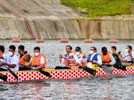 Naik Perahu Naga, Presiden Jokowi Resmikan Bendungan Ladongi di Kolaka Timur