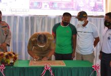 Kodim 1412 Kolaka Sulap Tribun Lapangan Konggoasa Jadi Sport & Arts Center