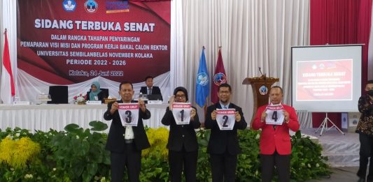 Penyaringan Tahap Pertama, Prof. Ruslin Kantongi Suara Terbanyak Pilrek USN Kolaka