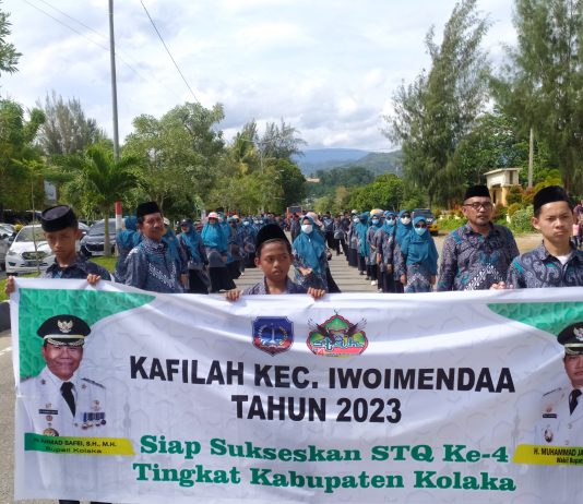 Pawai Ta’aruf Ramaikan Pembukaan STQH ke-4 di Kolaka