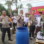 Polres Kolaka Musnahkan 342 Botol Miras Golongan A dan B