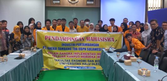 Studi Banding Mahasiswa UHO di PT ANTAM Tbk UBPN Kolaka