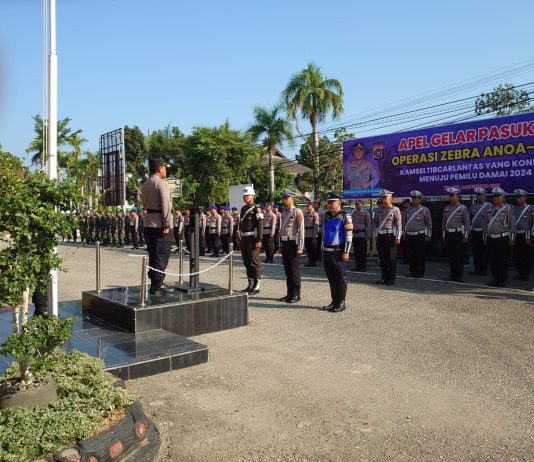 Polres Kolaka Gelar Operasi Zebra Anoa 2023, Sasar 7 Pelanggaran ini !
