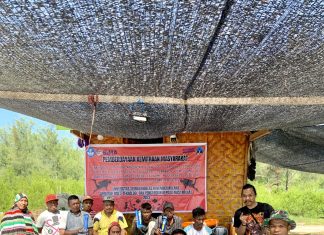Dosen Fakultas Pertanian Kolaborasi dengan Nelayan Samaturu Buat Antraktor Cumi-Cumi