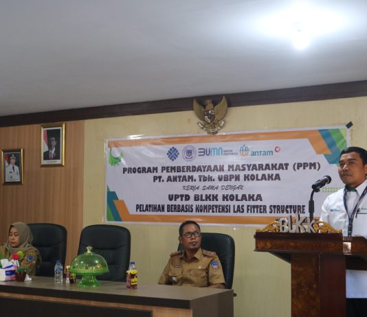 Dorong Penguatan SDM Lokal, ANTAM dan BLKK Kolaka Kolaborasi Laksanakan Pelatihan Las Fitter Structure Berbasis Kompetensi