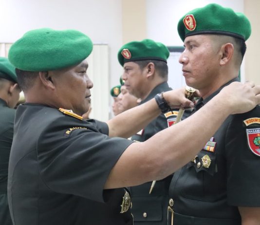 Mantan Danyonif 725/Woroagi Jabat Dandim Kolaka