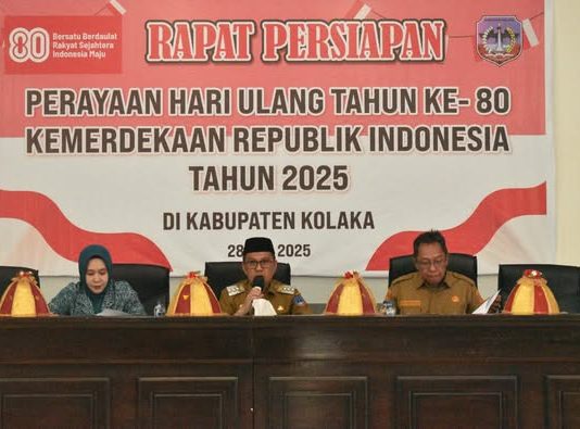 Bupati Kolaka Pimpin Rapat Persiapan HUT RI ke-80, Tekankan Kerja Sama dan Semangat