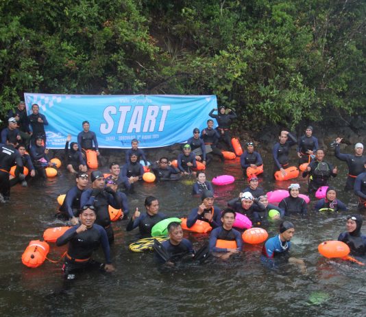 PT Vale dan Sorowako Aquatic Club Sukses Gelar Open Water Renang Lintas Danau