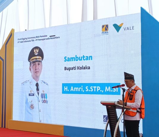 First Digging Ceremony PT Vale di Kolaka, Bupati Harapkan Dampak Positif bagi Masyarakat