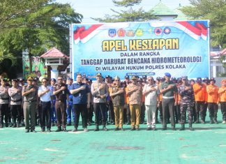 Pemkab Kolaka Gelar Apel Kesiapan Tanggap Darurat Bencana Hidrometeorologi
