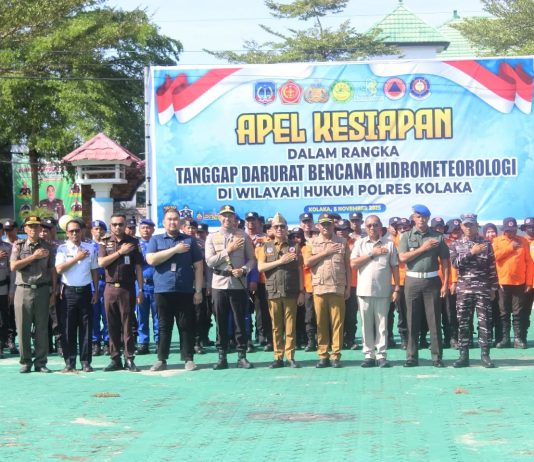 Pemkab Kolaka Gelar Apel Kesiapan Tanggap Darurat Bencana Hidrometeorologi