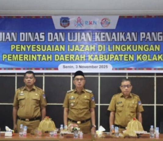 Bupati Kolaka Buka Secara Resmi Ujian Dinas dan Penyesuaian Ijazah ASN