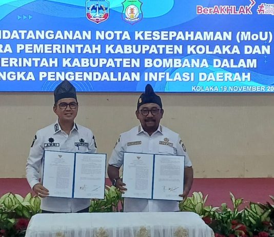 Kolaka dan Bombana Jalin Kerja Sama Stabilkan Harga Ikan Bandeng yang Melokalisasi Inflasi