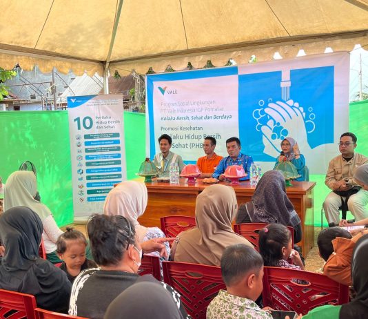PT Vale IGP Pomalaa Gelar Penyuluhan PHBS untuk Tingkatkan Kesehatan Masyarakat Hakatutobu