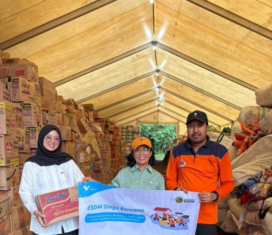 PT Vale Salurkan Bantuan untuk Korban Bencana Alam di Sumatra, Wujudkan Kepedulian dan Tanggung Jawab Sosial