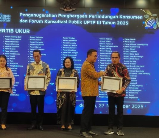 Kolaka Raih Penghargaan Nasional ‘Pasar Tertib Ukur’, Bukti Komitmen Lindungi Konsumen