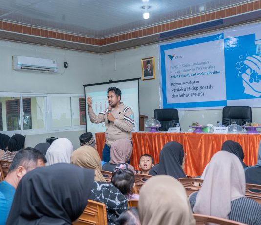 PT Vale IGP Pomalaa Edukasi PHBS untuk Cegah DBD di Desa Huko-Huko