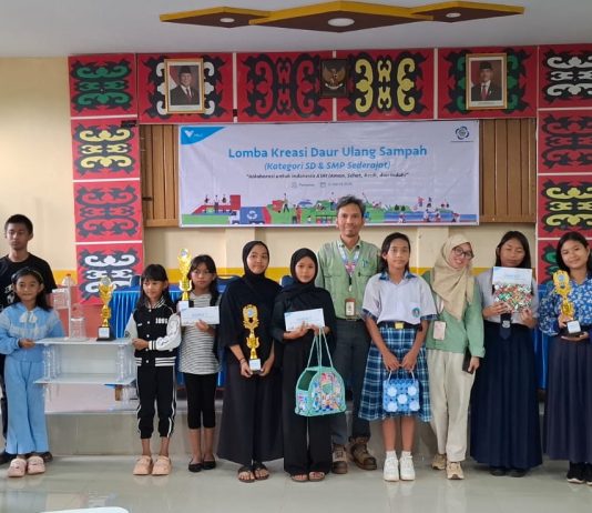 Pelajar Pomalaa–Baula Unjuk Kreativitas di Lomba Daur Ulang Sampah PT Vale