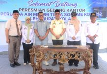 Gedung Baru Diresmikan, Pelayanan Air Bersih Kolaka Diharapkan Makin Optimal