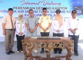Gedung Baru Diresmikan, Pelayanan Air Bersih Kolaka Diharapkan Makin Optimal