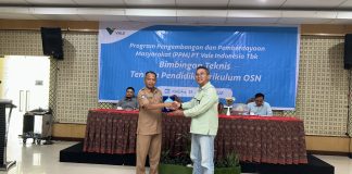 PT Vale dan Pemkab Kolaka Gelar Bimtek Kurikulum OSN untuk Guru SD dan SMP