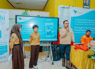 PT Vale Beri Edukasi Bahaya Narkoba kepada Pelajar SMPN 1 Pomalaa