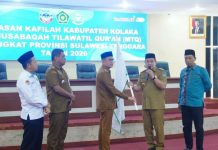 Bupati Kolaka Lepas Kafilah MTQ ke-31 Sultra, Targetkan Prestasi dan Syiar Al-Qur’an