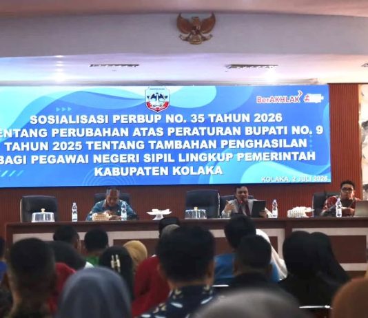 Pemkab Kolaka Sosialisasikan Aturan Baru TPP ASN, Dorong Kinerja Lebih Profesional dan Transparan