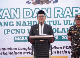 Bupati Kolaka Hadiri Pelantikan Pengurus PCNU, Ajak Perkuat Sinergi Membangun Daerah