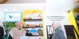 Melestarikan Tradisi, Menciptakan Peluang: PT Vale Promosi Produk UMKM Binaan di Perayaan HKG PKK Nasional dan HUT Dekranas