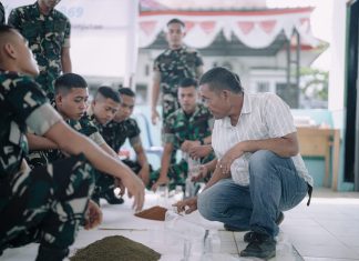Wujudkan Ketahanan Pangan, PT Vale Gandeng Yonif 869 Taawu dalam Pelatihan Pertanian Sehat Ramah Lingkungan