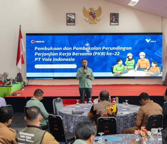 Dorong Hubungan Industrial yang Harmonis, Strategis dan Berkeadilan, PT Vale Persiapkan Perundingan PKB ke-22